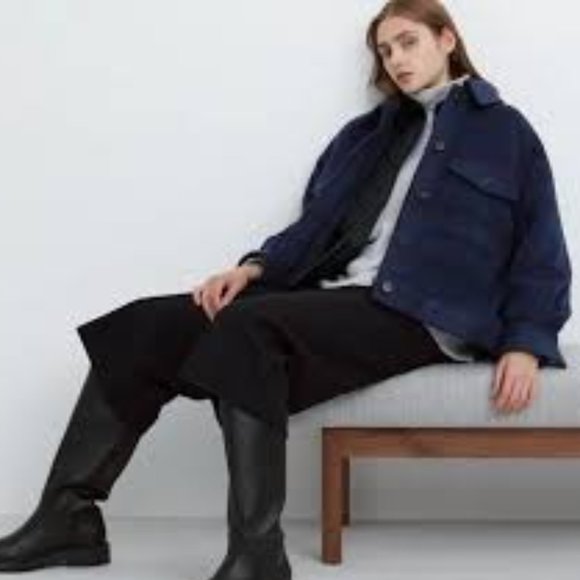 UNIQLO:C - Blue Oversized Jacket - Size L - Picture 6 of 12
